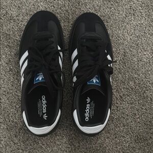 Adidas Classic Black and White Trainers